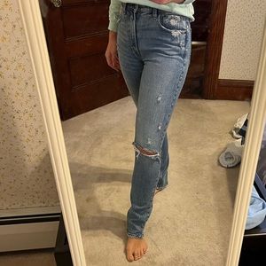 Abercrombie & Fitch 90’s Skinny high rise jean